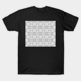 Geometric abstract - gray. T-Shirt